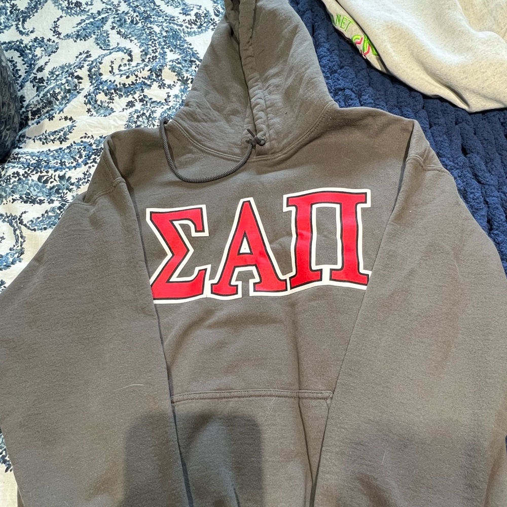 College sweatshirt